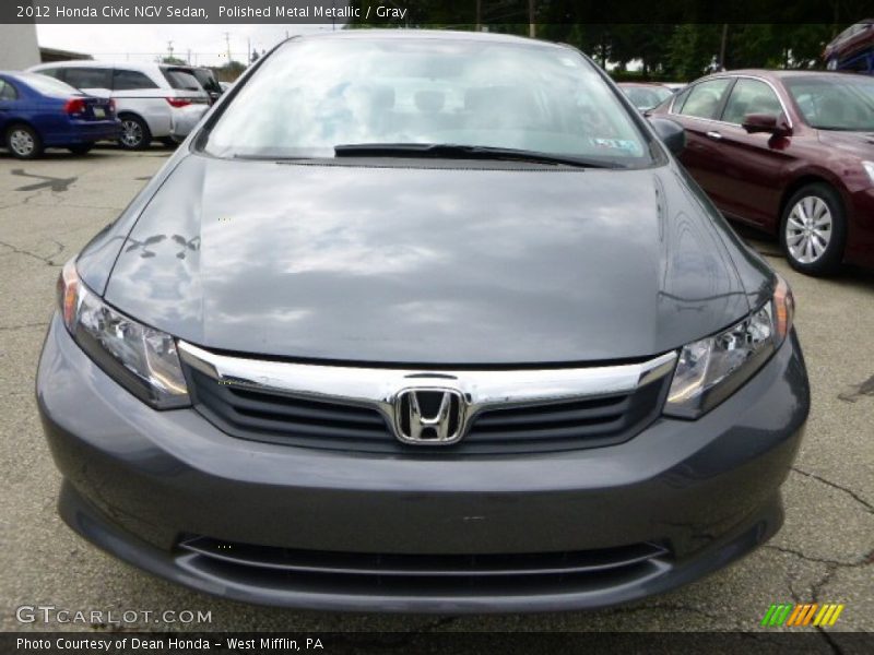 Polished Metal Metallic / Gray 2012 Honda Civic NGV Sedan