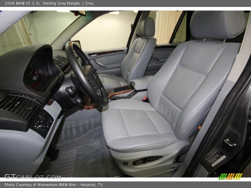 Sterling Grey Metallic / Grey 2006 BMW X5 3.0i