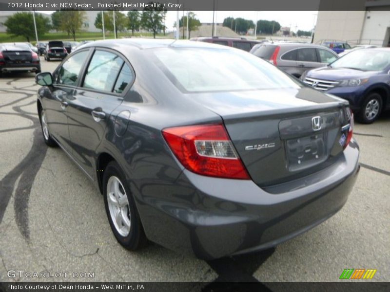 Polished Metal Metallic / Gray 2012 Honda Civic NGV Sedan