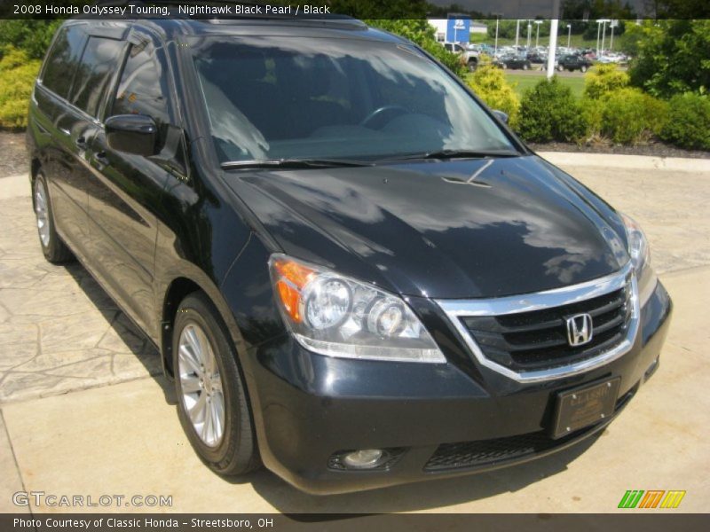 Nighthawk Black Pearl / Black 2008 Honda Odyssey Touring