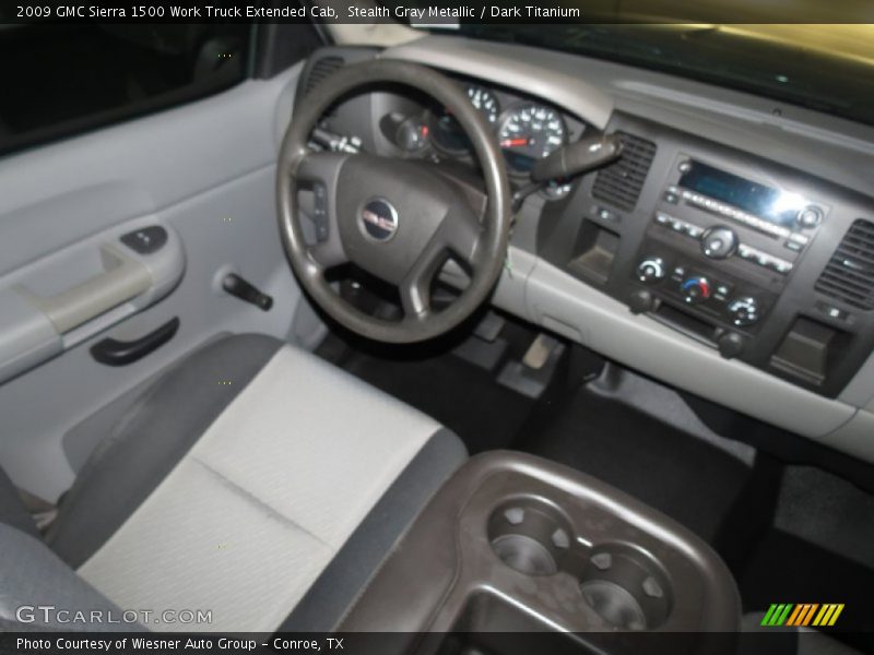 Stealth Gray Metallic / Dark Titanium 2009 GMC Sierra 1500 Work Truck Extended Cab