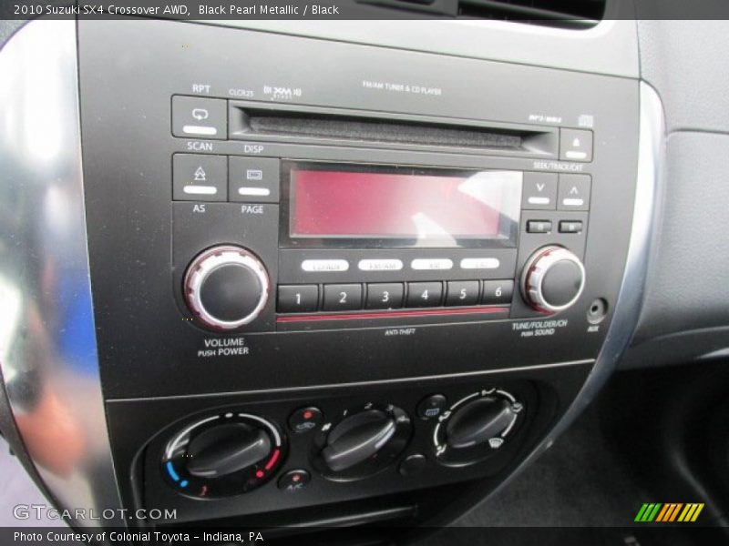 Black Pearl Metallic / Black 2010 Suzuki SX4 Crossover AWD