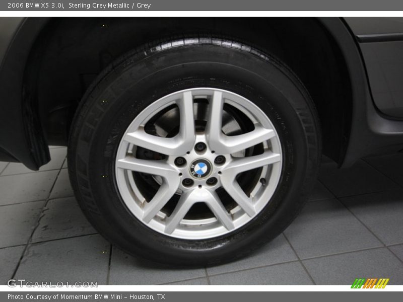 Sterling Grey Metallic / Grey 2006 BMW X5 3.0i