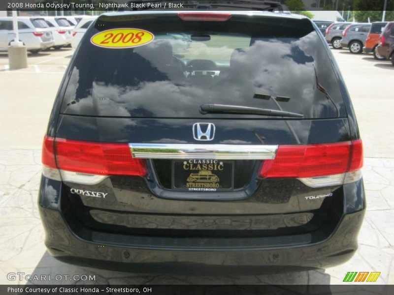 Nighthawk Black Pearl / Black 2008 Honda Odyssey Touring