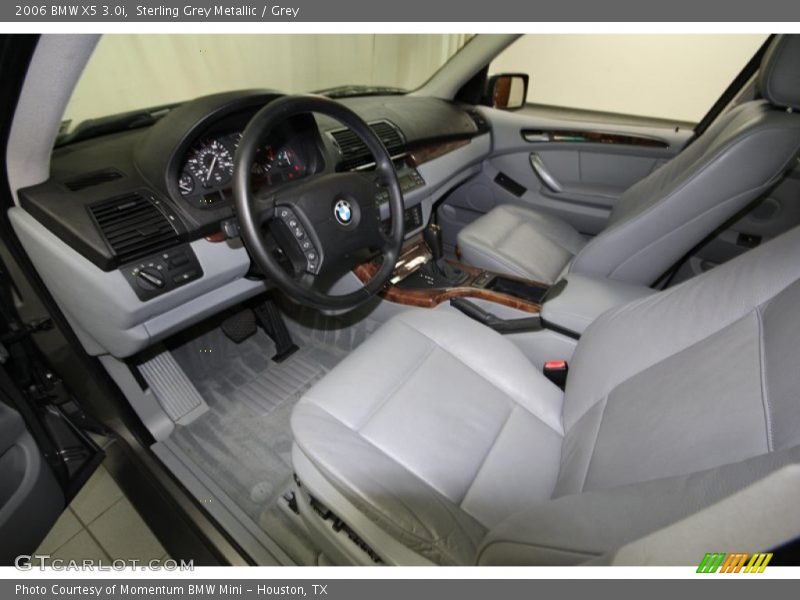 Sterling Grey Metallic / Grey 2006 BMW X5 3.0i