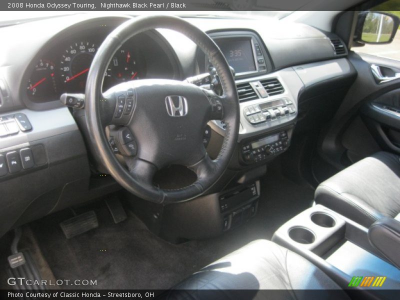 Nighthawk Black Pearl / Black 2008 Honda Odyssey Touring
