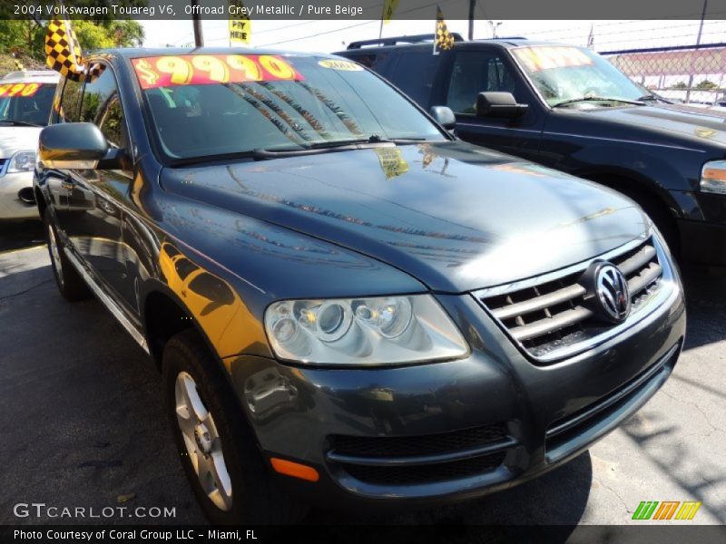 Offroad Grey Metallic / Pure Beige 2004 Volkswagen Touareg V6
