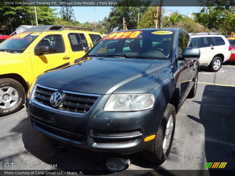 Offroad Grey Metallic / Pure Beige 2004 Volkswagen Touareg V6