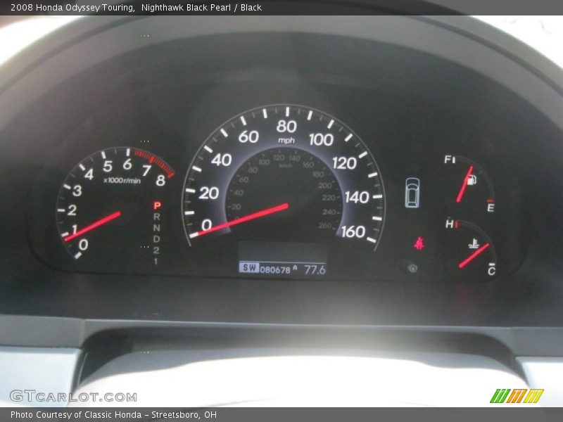 Nighthawk Black Pearl / Black 2008 Honda Odyssey Touring