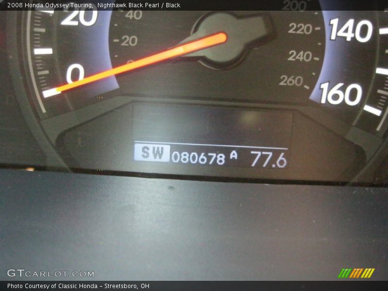 Nighthawk Black Pearl / Black 2008 Honda Odyssey Touring