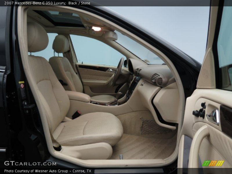 Front Seat of 2007 C 350 Luxury
