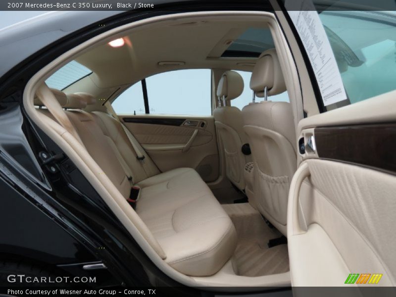 Rear Seat of 2007 C 350 Luxury