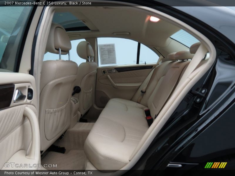Rear Seat of 2007 C 350 Luxury