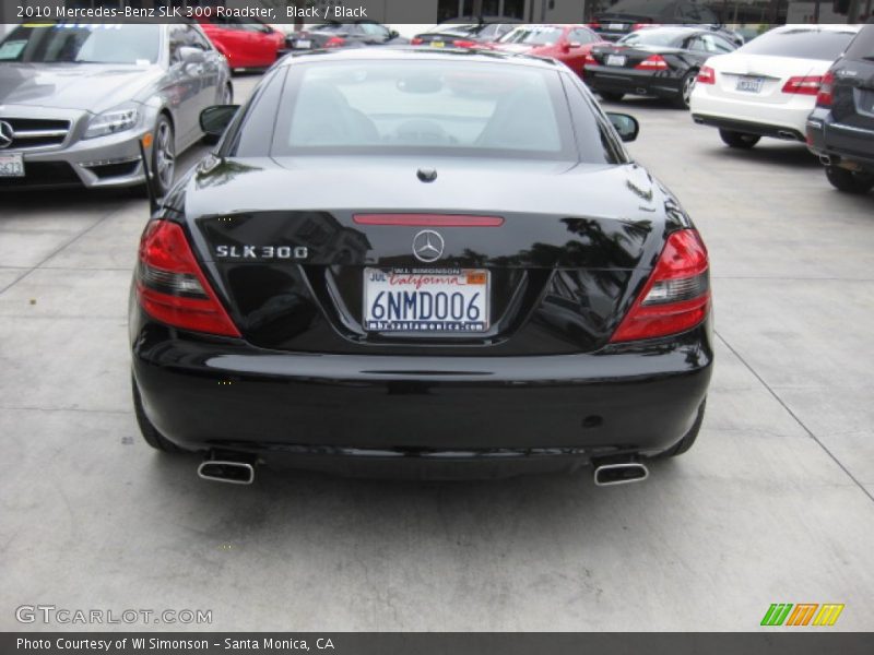 Black / Black 2010 Mercedes-Benz SLK 300 Roadster