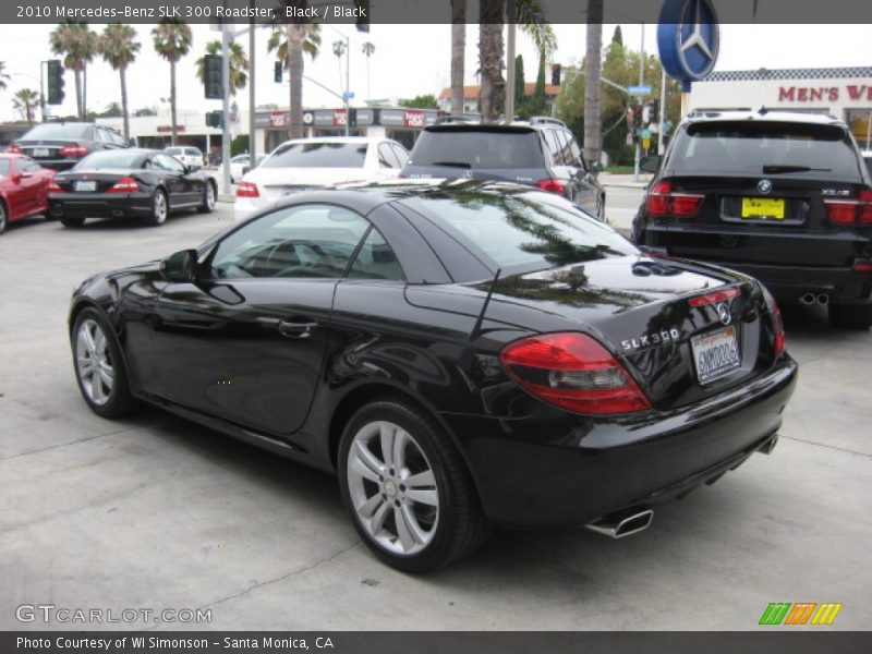 Black / Black 2010 Mercedes-Benz SLK 300 Roadster