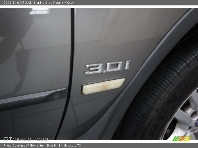 Sterling Grey Metallic / Grey 2006 BMW X5 3.0i