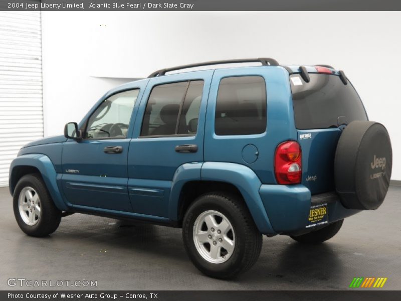 Atlantic Blue Pearl / Dark Slate Gray 2004 Jeep Liberty Limited