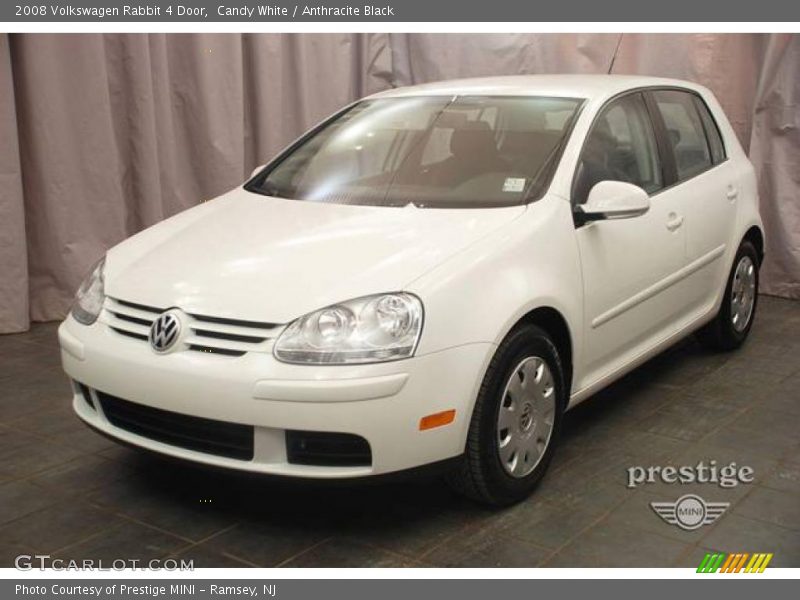 Candy White / Anthracite Black 2008 Volkswagen Rabbit 4 Door