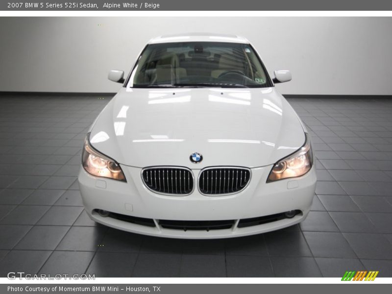 Alpine White / Beige 2007 BMW 5 Series 525i Sedan