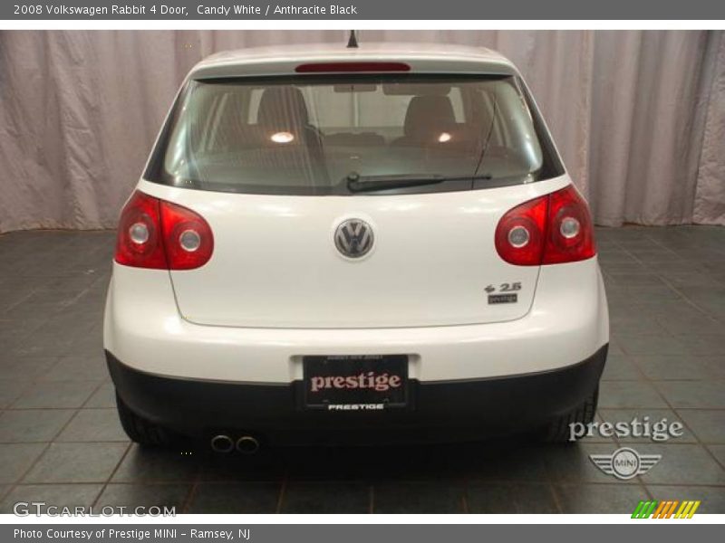 Candy White / Anthracite Black 2008 Volkswagen Rabbit 4 Door