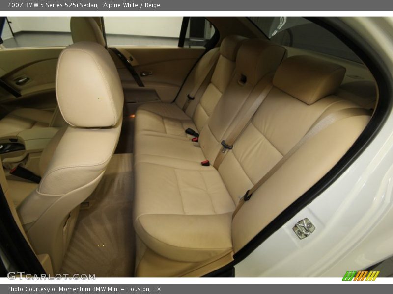 Alpine White / Beige 2007 BMW 5 Series 525i Sedan