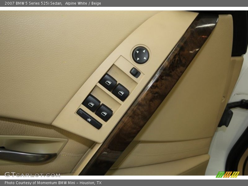 Alpine White / Beige 2007 BMW 5 Series 525i Sedan