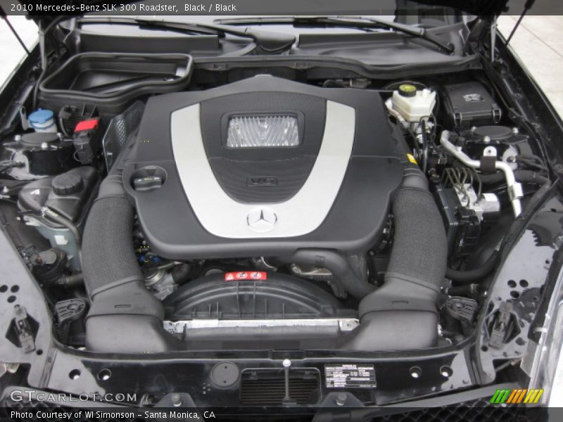 Black / Black 2010 Mercedes-Benz SLK 300 Roadster