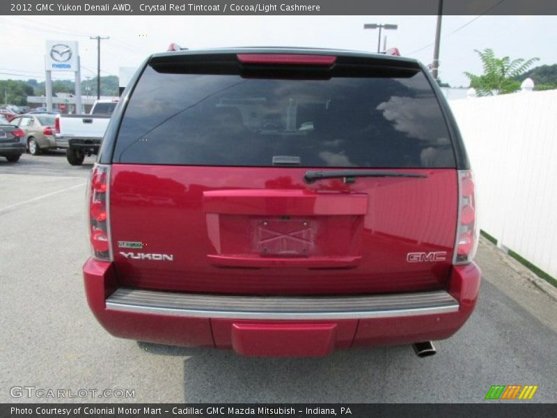 Crystal Red Tintcoat / Cocoa/Light Cashmere 2012 GMC Yukon Denali AWD