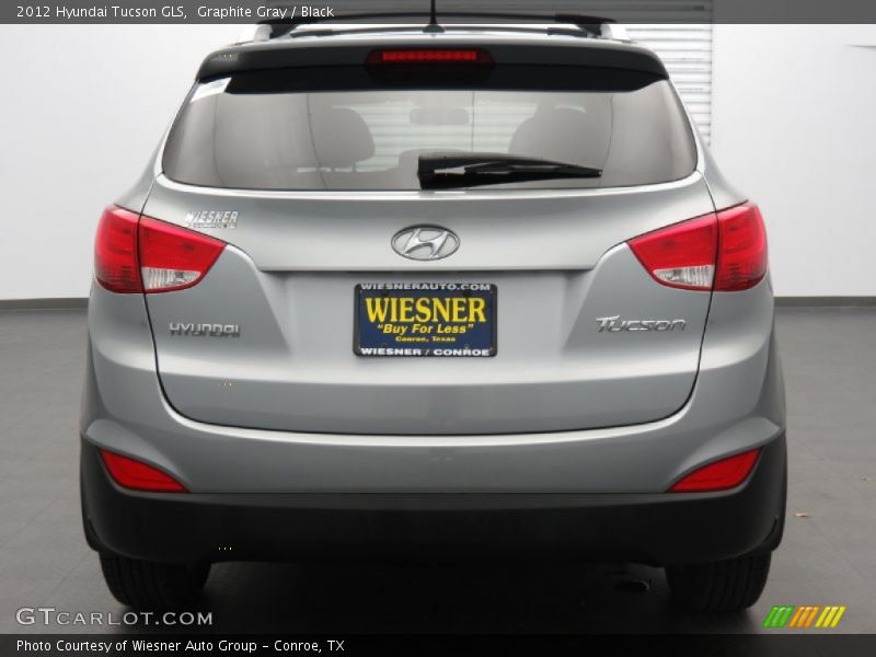 Graphite Gray / Black 2012 Hyundai Tucson GLS