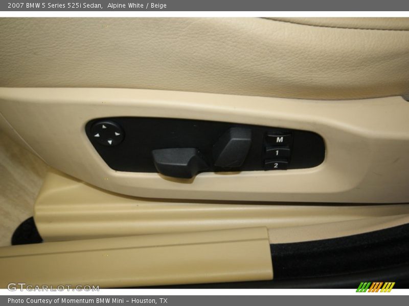 Alpine White / Beige 2007 BMW 5 Series 525i Sedan