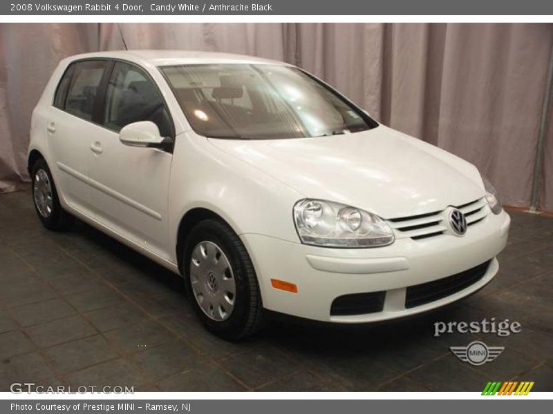 Candy White / Anthracite Black 2008 Volkswagen Rabbit 4 Door