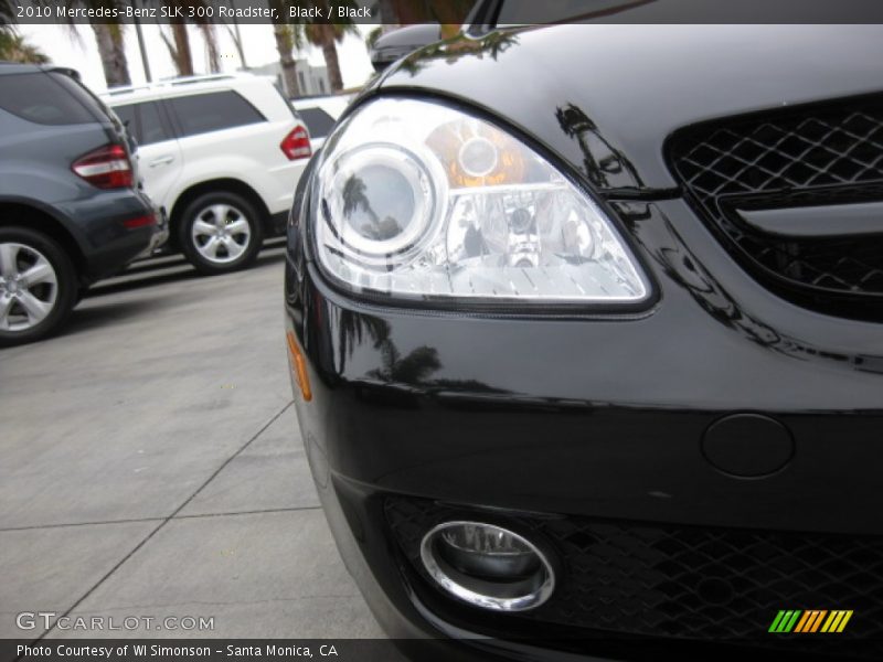 Black / Black 2010 Mercedes-Benz SLK 300 Roadster