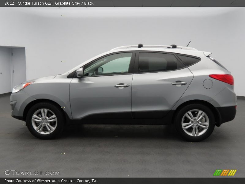 Graphite Gray / Black 2012 Hyundai Tucson GLS