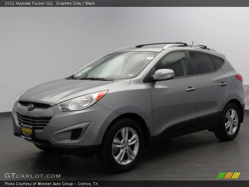 Graphite Gray / Black 2012 Hyundai Tucson GLS