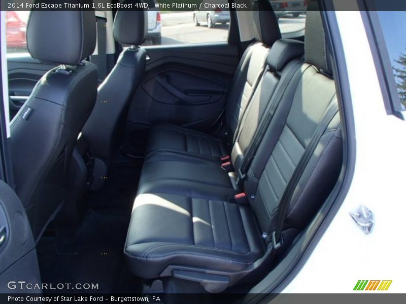 White Platinum / Charcoal Black 2014 Ford Escape Titanium 1.6L EcoBoost 4WD
