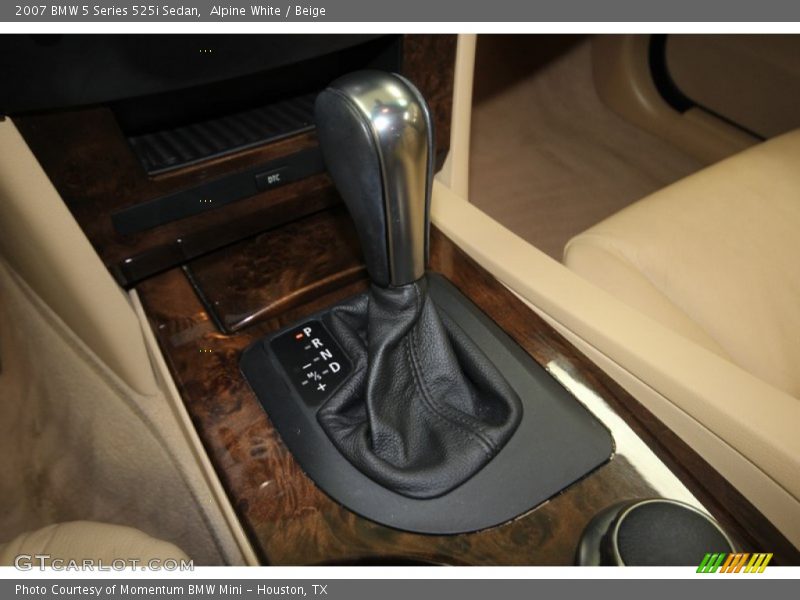 Alpine White / Beige 2007 BMW 5 Series 525i Sedan