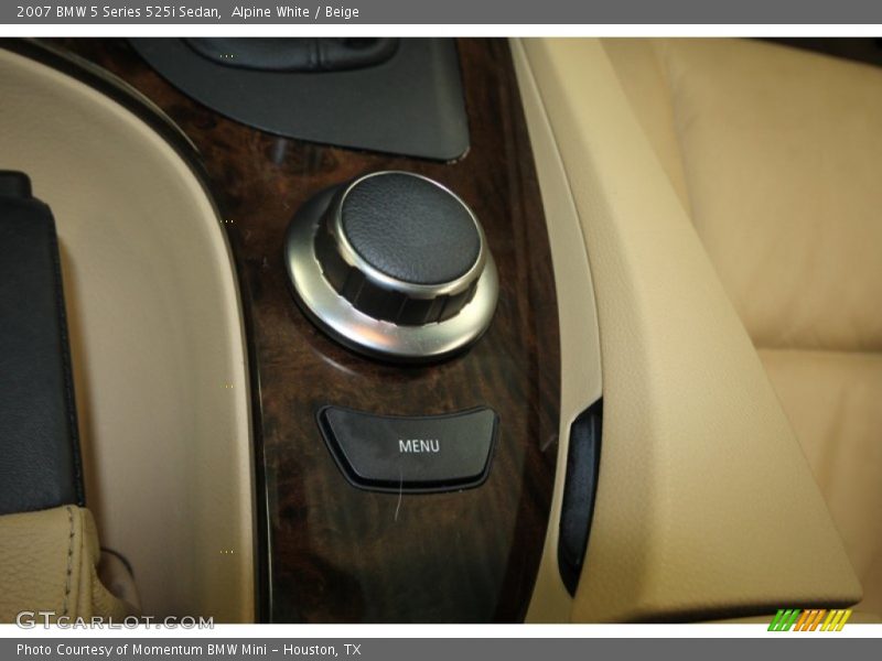 Alpine White / Beige 2007 BMW 5 Series 525i Sedan