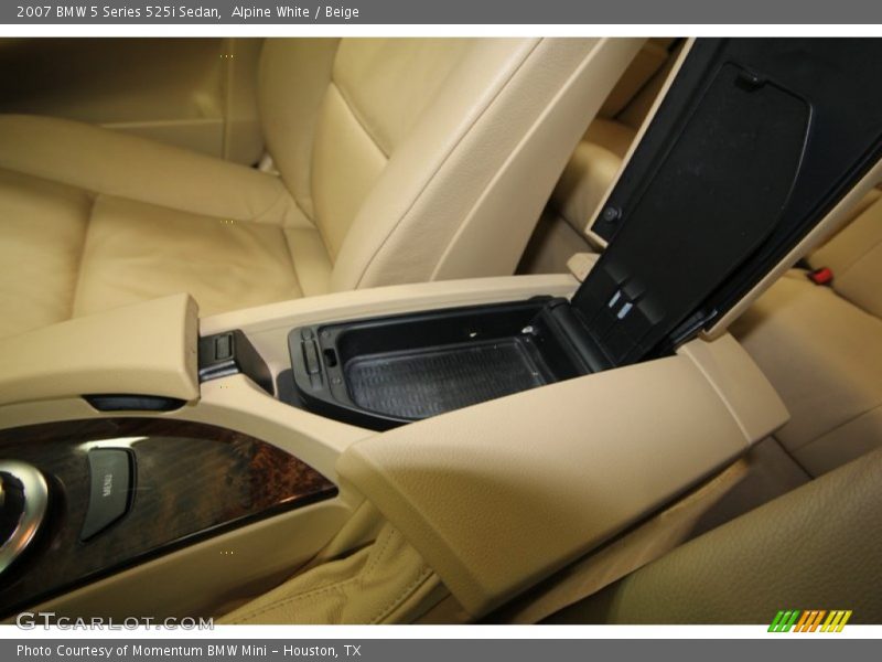 Alpine White / Beige 2007 BMW 5 Series 525i Sedan