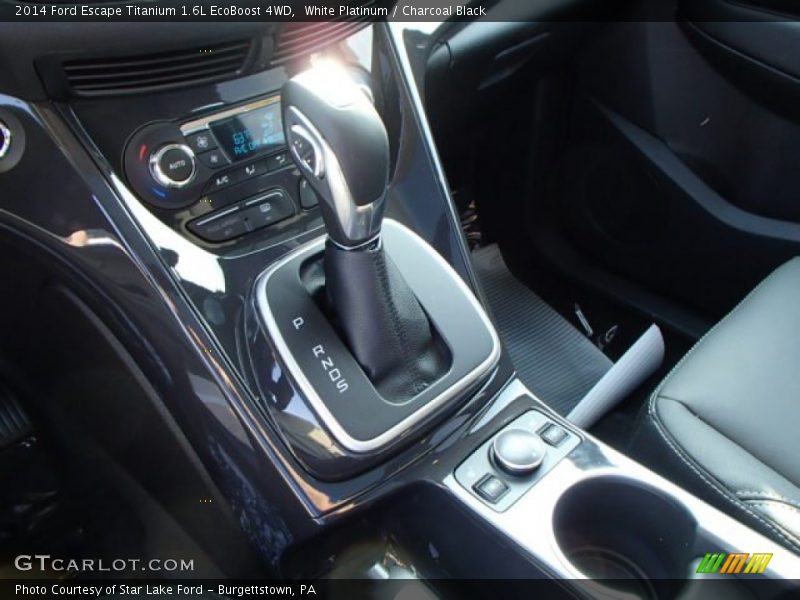 White Platinum / Charcoal Black 2014 Ford Escape Titanium 1.6L EcoBoost 4WD