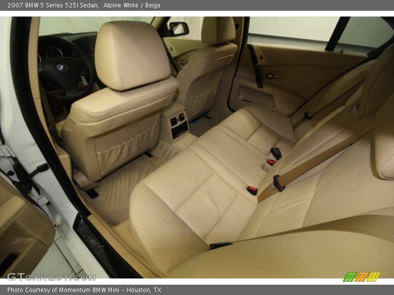 Alpine White / Beige 2007 BMW 5 Series 525i Sedan