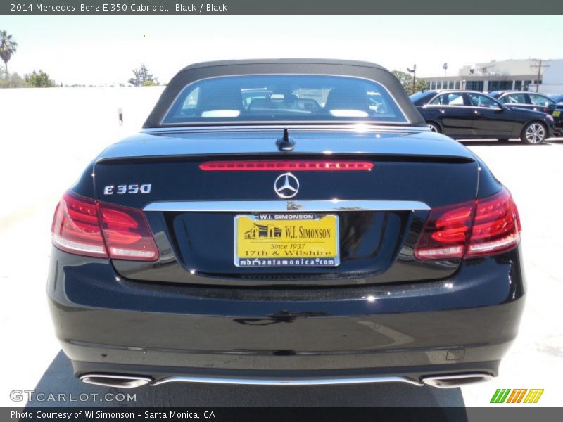 Black / Black 2014 Mercedes-Benz E 350 Cabriolet