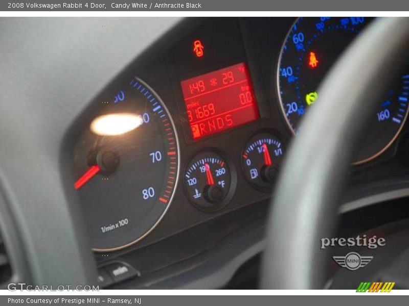 Candy White / Anthracite Black 2008 Volkswagen Rabbit 4 Door