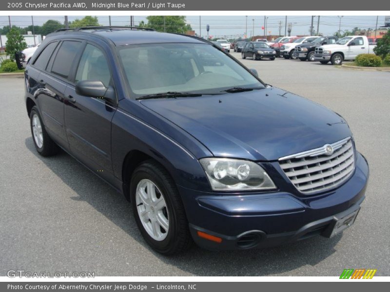 Midnight Blue Pearl / Light Taupe 2005 Chrysler Pacifica AWD