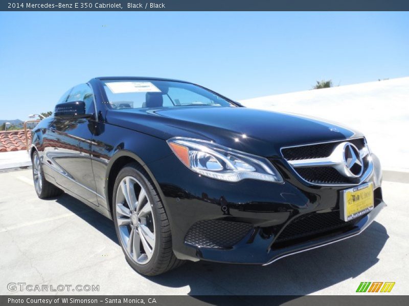 Black / Black 2014 Mercedes-Benz E 350 Cabriolet