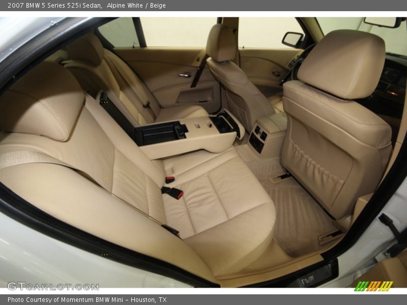 Alpine White / Beige 2007 BMW 5 Series 525i Sedan