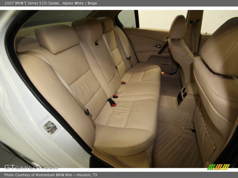 Alpine White / Beige 2007 BMW 5 Series 525i Sedan