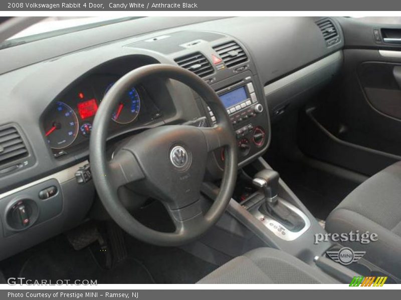 Candy White / Anthracite Black 2008 Volkswagen Rabbit 4 Door