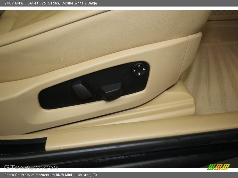 Alpine White / Beige 2007 BMW 5 Series 525i Sedan