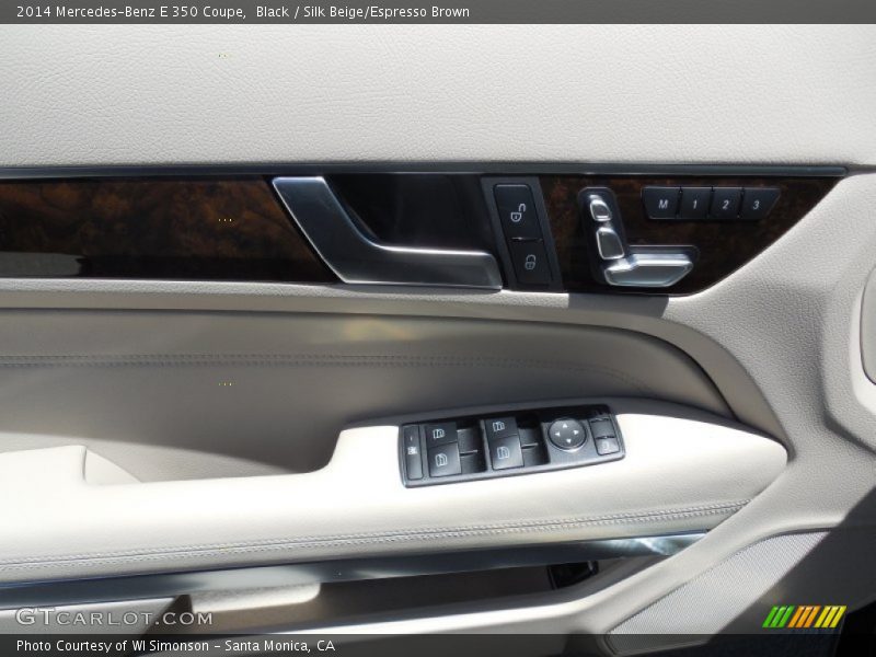 Black / Silk Beige/Espresso Brown 2014 Mercedes-Benz E 350 Coupe
