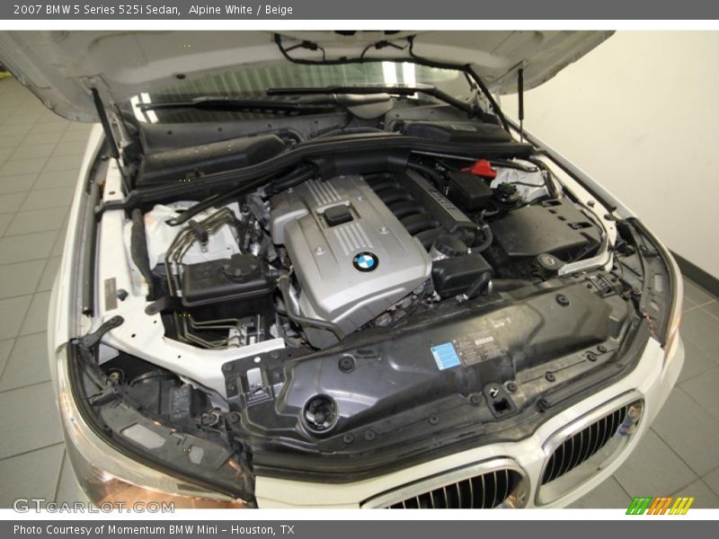Alpine White / Beige 2007 BMW 5 Series 525i Sedan